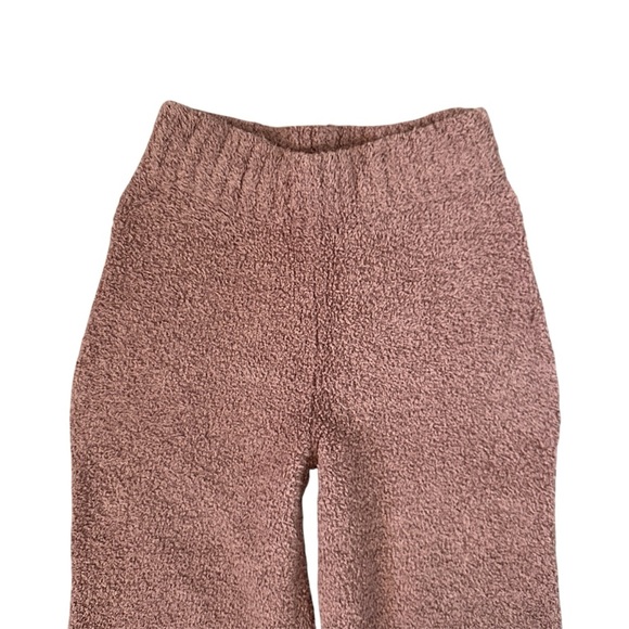 SKIMS Cozy Straight-leg Mid-rise Boucle Knitted Trousers in Rose Clay Sz. S / M - Picture 10 of 12